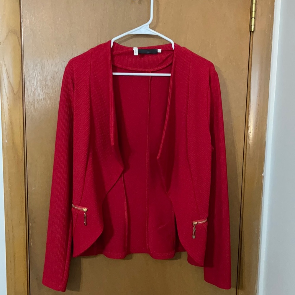 Red blazer